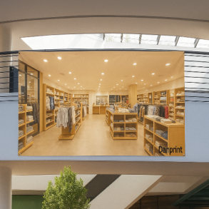 Bannere, Materiale: Printex 110 g. (Stof)